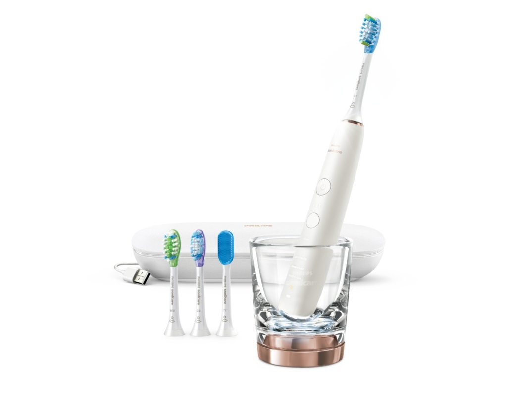 Deandrea Coco Wright's rose gold Philips Sonicare Diamondclean toothbrush