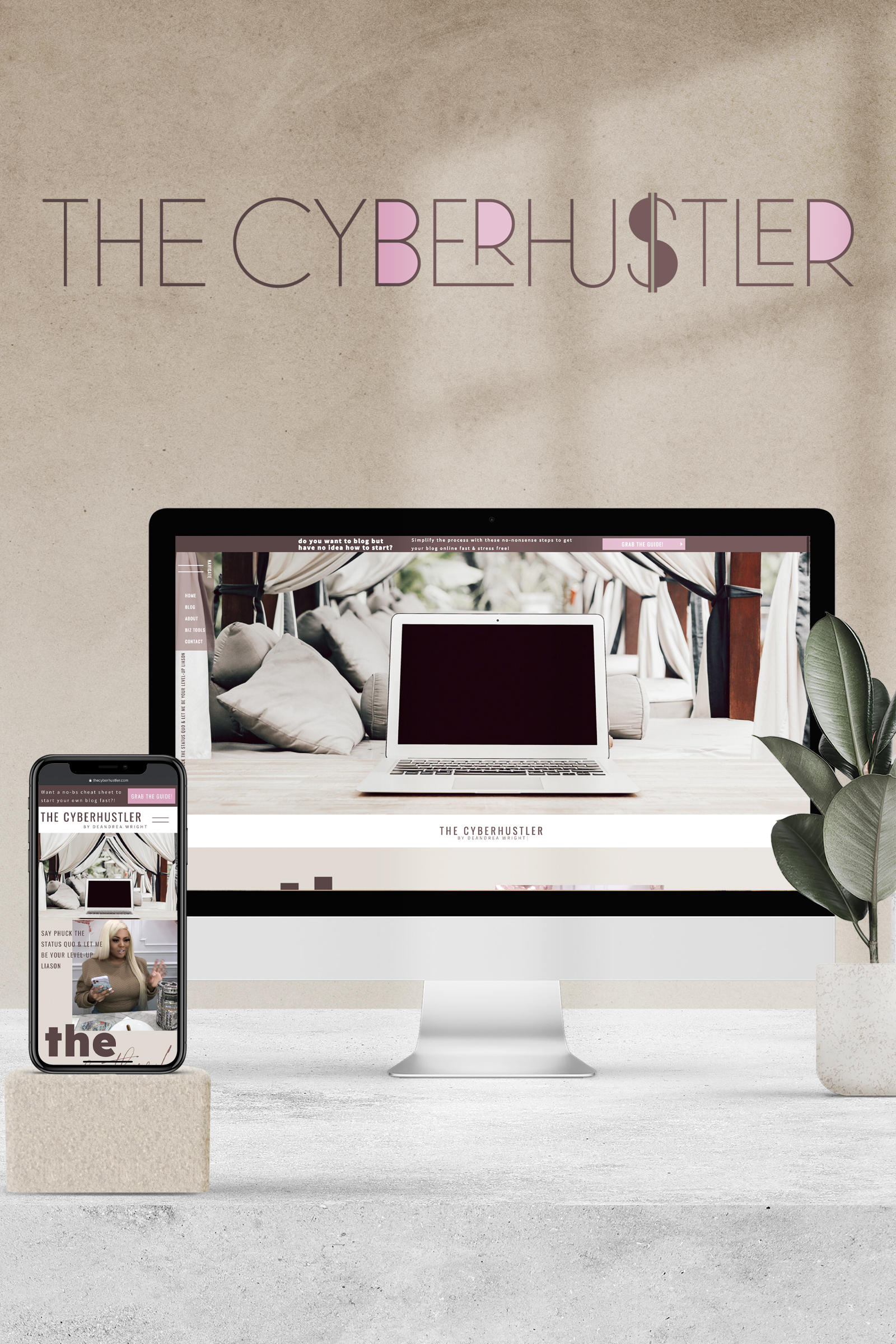 The Cyberhustler by Deandrea Wright just launched!