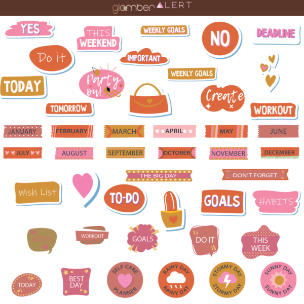 Glow & Grow Glam Self-Care Planner - Image 6