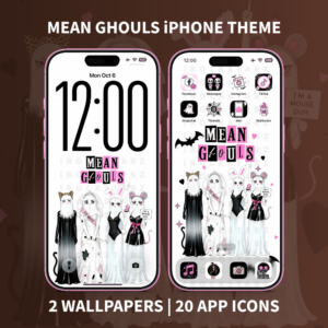 Mean Ghouls iPhone Theme