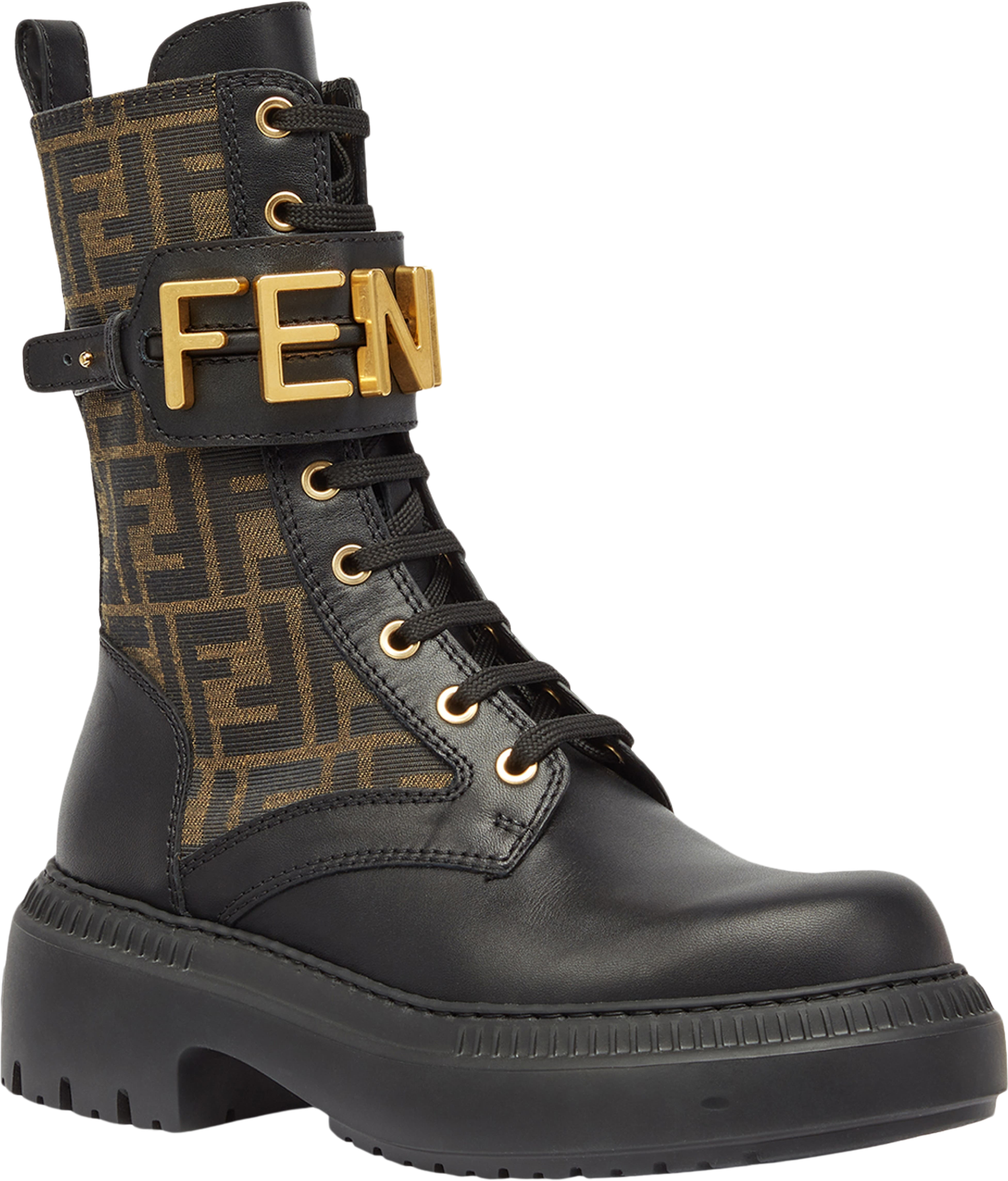 Fendi graphy biker boot